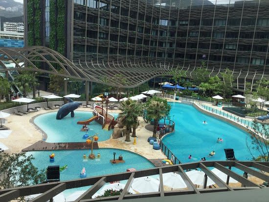 Pool - Picture of Hong Kong Ocean Park Marriott Hotel - Tripadvisor