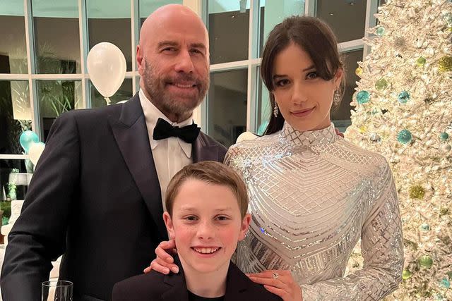 <p>John Travolta/Instagram</p> John, Ben and Ella Travolta