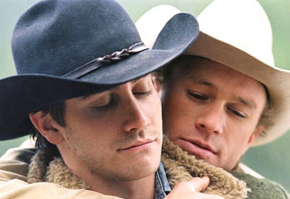 Jake Gyllenhaal and Heath Ledger in Ang Lee’s 2005 version of Brokeback Mountain