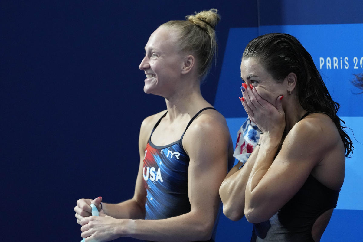 2024 Paris Olympics U.S. wins its first medal — silver in synchronized