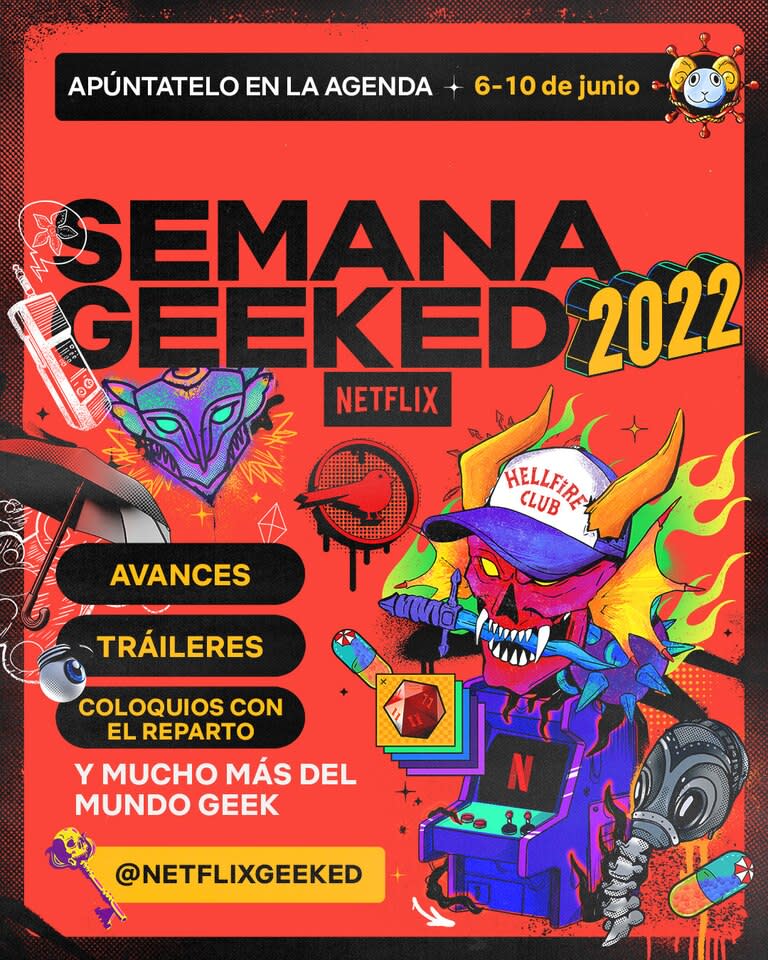 Netflix Geeked, el hogar de Netflix para todo lo relacionado con el entretenimiento de género, vuelve con la Semana Geeked 2022