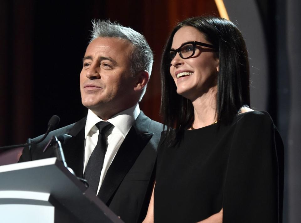 Courteney Cox and Matt LeBlanc