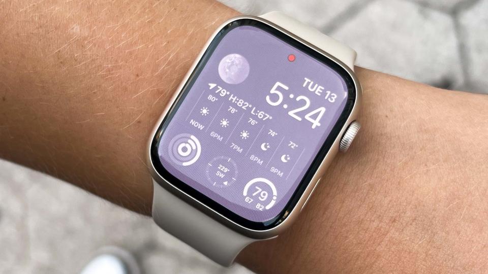 Apple Watch Series 8 shown on wrist