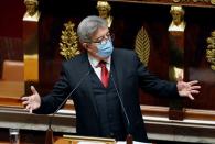 French Prime Minister Jean Castex speaks at the French National Assembly