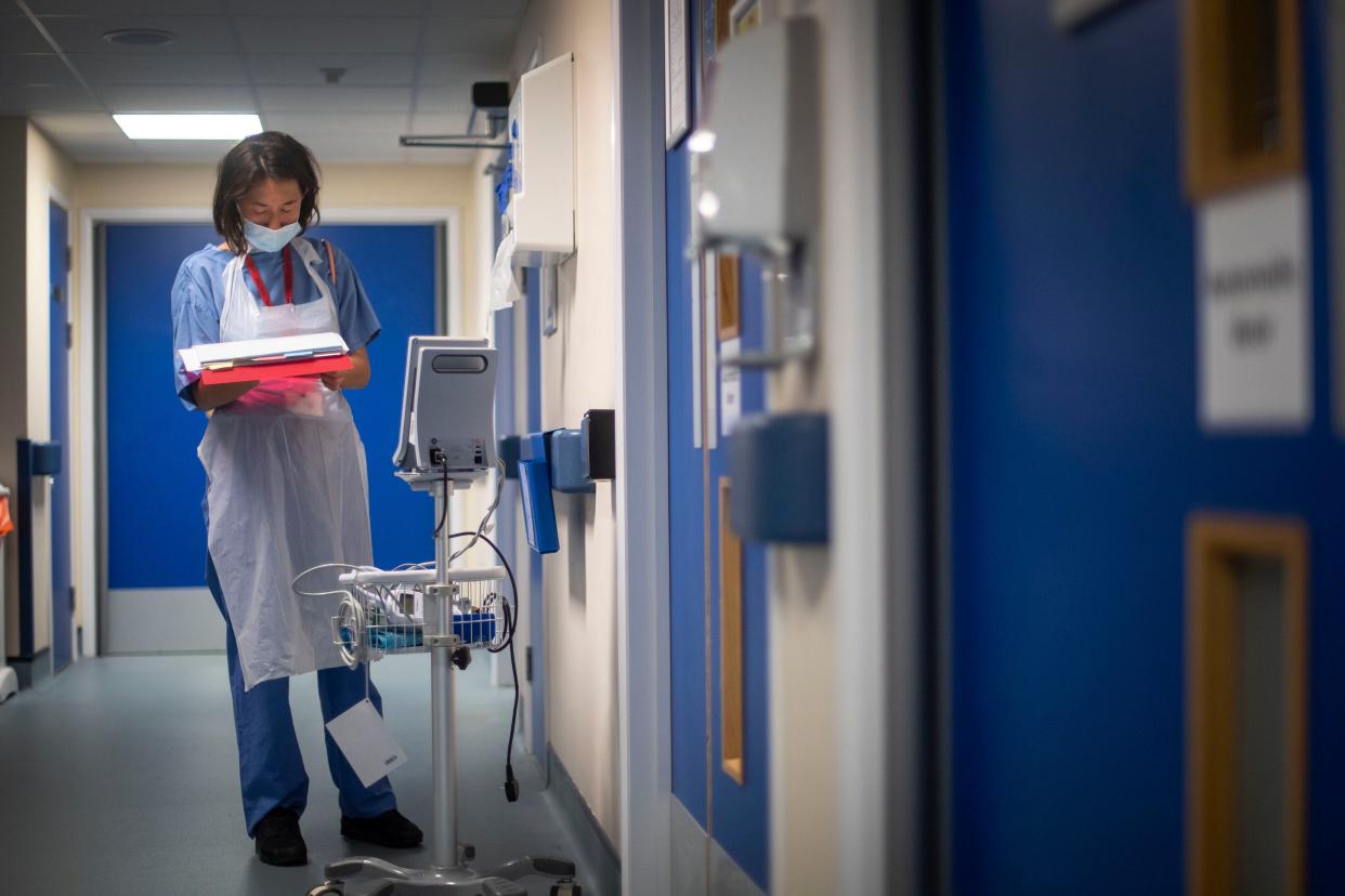 Inside a coronavirus ward (AFP/Getty)