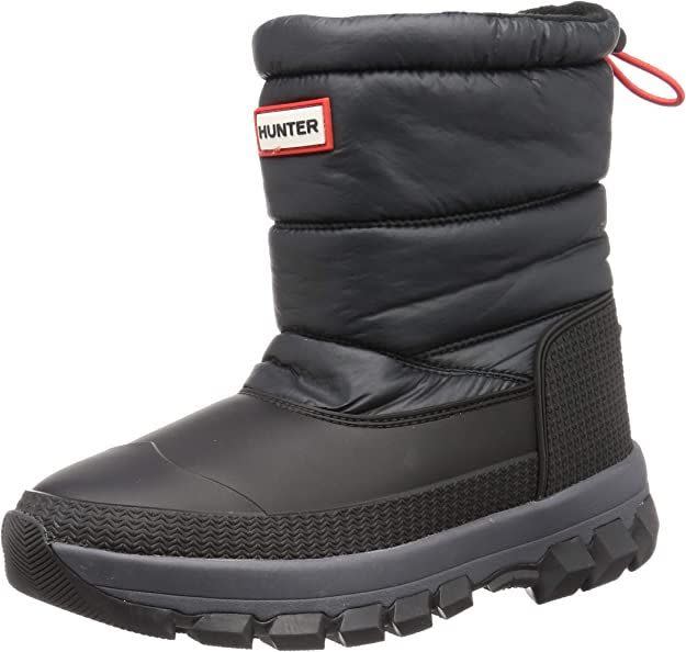 HUNTER Original Insulated Snow Boot Short Black 7 M