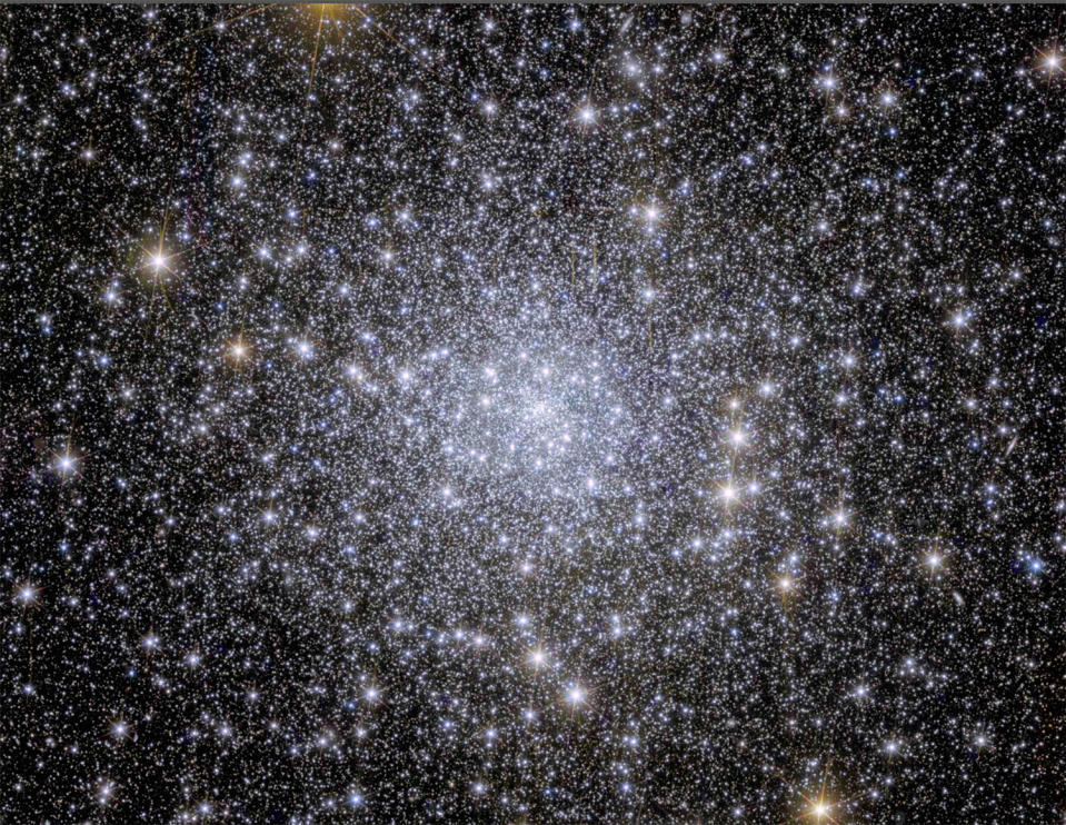 Euclid's view of globular cluster NGC 6397 reveals hundreds of thousands of gravitationally bound stars orbiting the core of the Milky Way. Such clusters are among the oldest in the universe, holding clues about the history and evolution of their host galaxies. / Credit: ESA