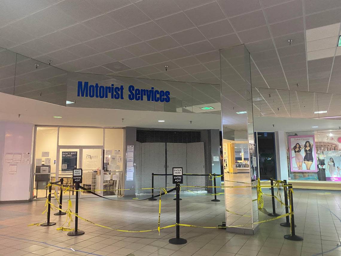 The Florida DMV office at The Mall of the Americas