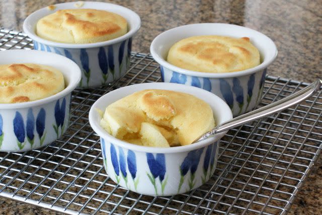Diana Rattray Lemon Pudding Cakes in Ramekins