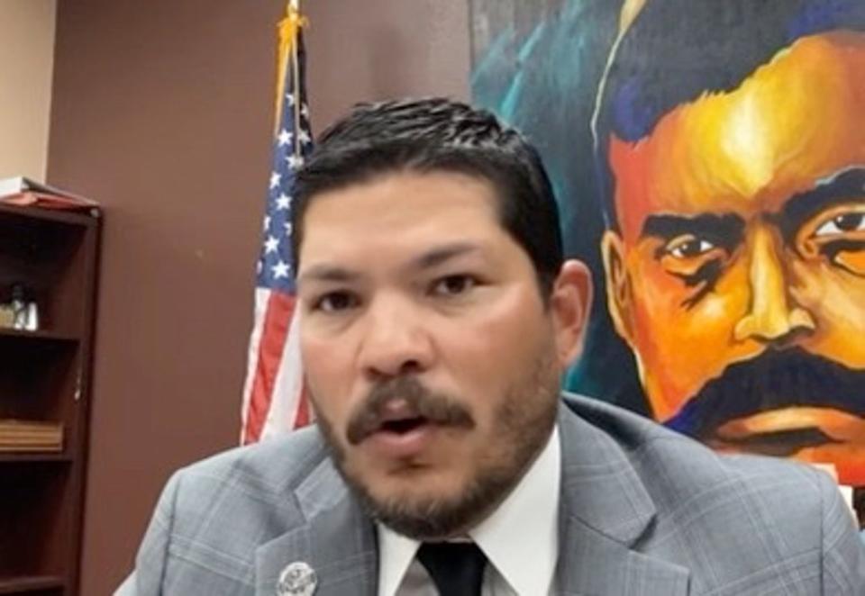 Nueces County District Attorney Mark Gonzalez explains turnaround in Facebook Live on Thursday (Facebook/Mark Gonazalez)