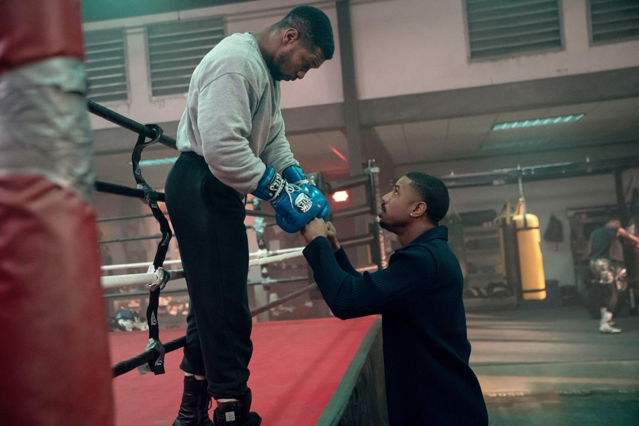 jonathan majors, michael b jordan, creed iii