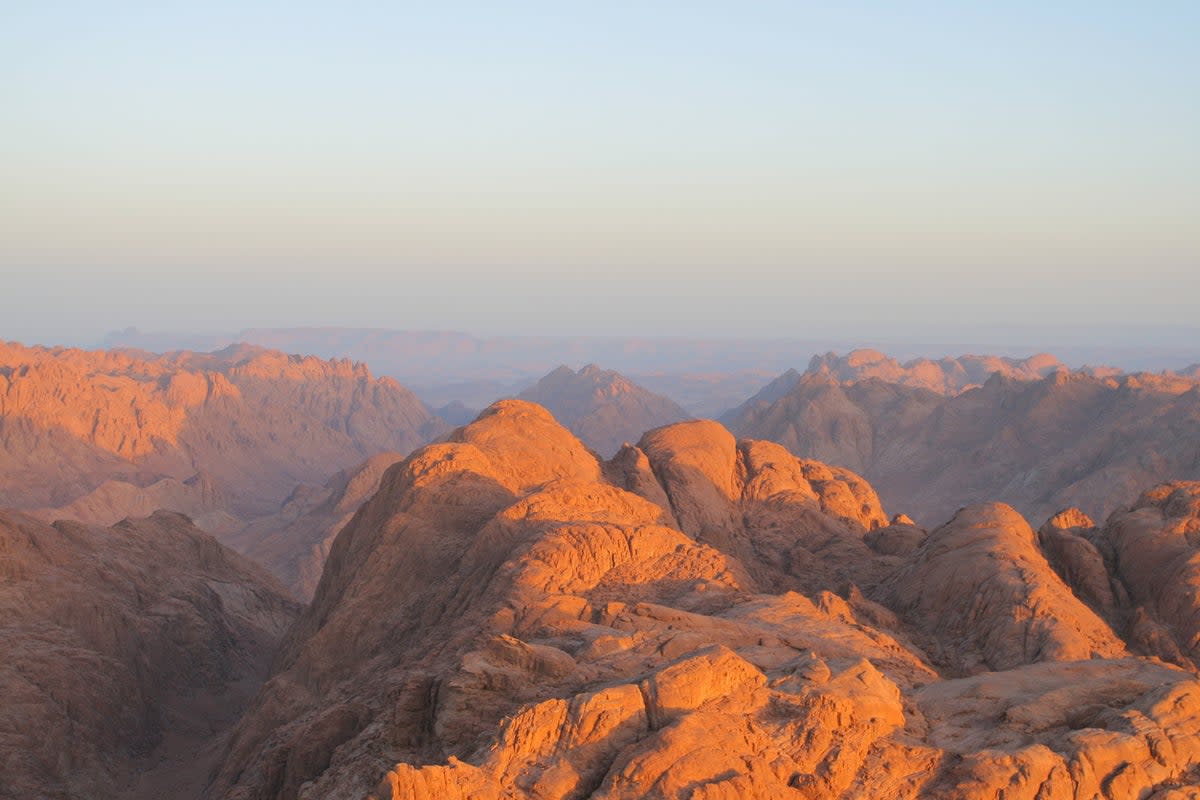 Mount Sinai is a renowned biblical site in Jewish history (Getty Images)