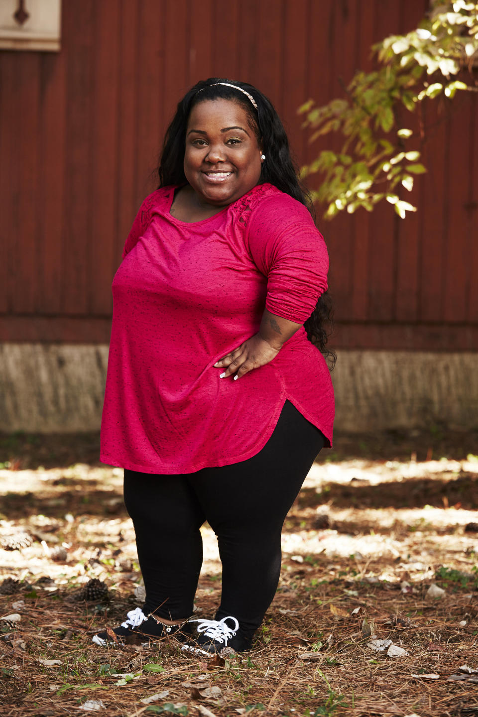 This image released by Lifetime shows Ashley "Ms. Minnie" Ross of the Atlanta-filmed reality TV show “Little Women: Atlanta.” Ross died in a Georgia car crash on Monday, April 27, her representative confirmed Tuesday. The Lifetime series follows the lives of a group of women with dwarfism trying to make it big in Atlanta’s hip-hop and rap music scene. (Lifetime via AP)