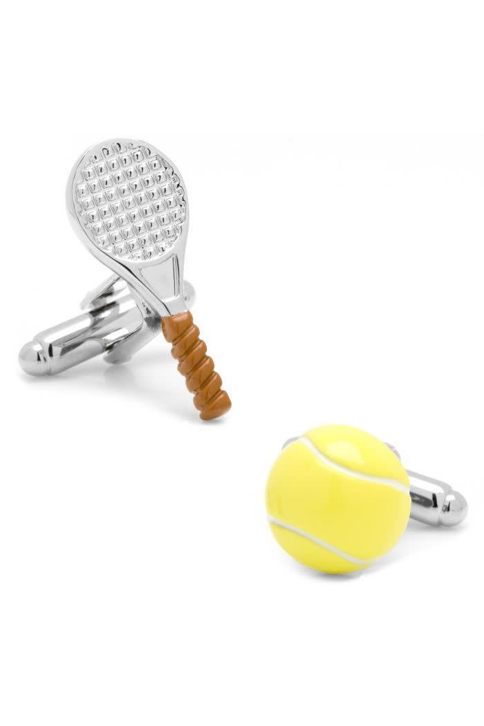 <p><strong>Cufflinks.com</strong></p><p>cufflinks.com</p><p><strong>$70.00</strong></p><p>When he's off the court, the guy who's passionate about tennis can show off his interest and add a touch of sporty style to his look with these cufflinks.</p>