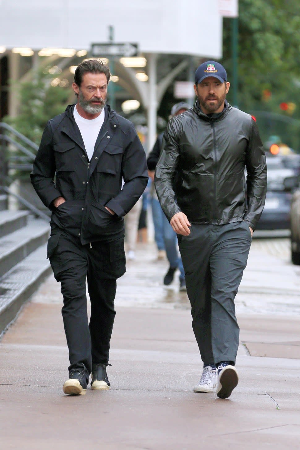 Hugh Jackman and Ryan Reynolds take a stroll in NYC