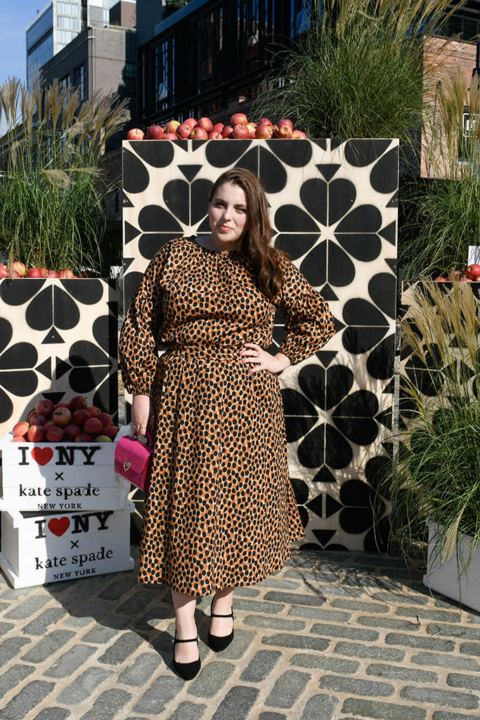 Beanie Feldstein at Kate Spade’s fall ’21 New York Fashion week event. - Credit: Courtesy of Rommel Demano/BFA.com