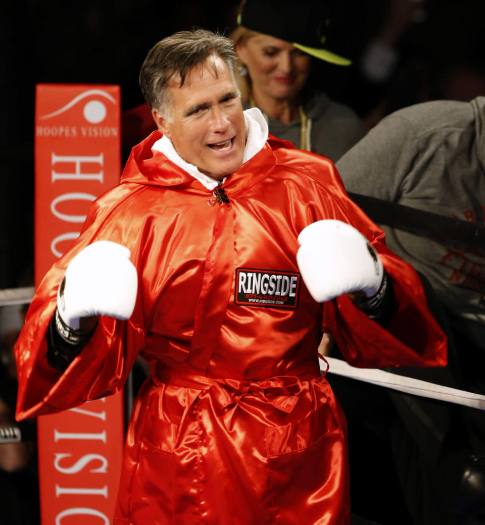 May 15, 2015 — Romney vs. Holyfield charity fight