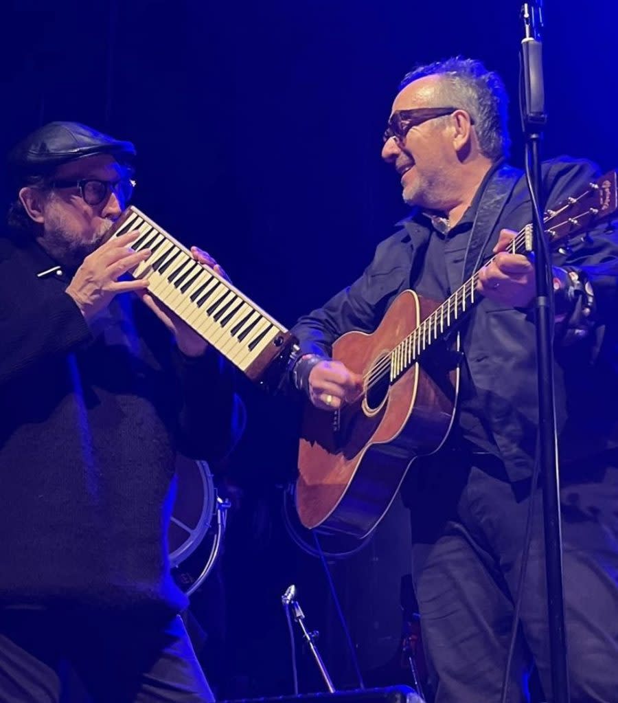 Elvis Costello with Steve Nieve