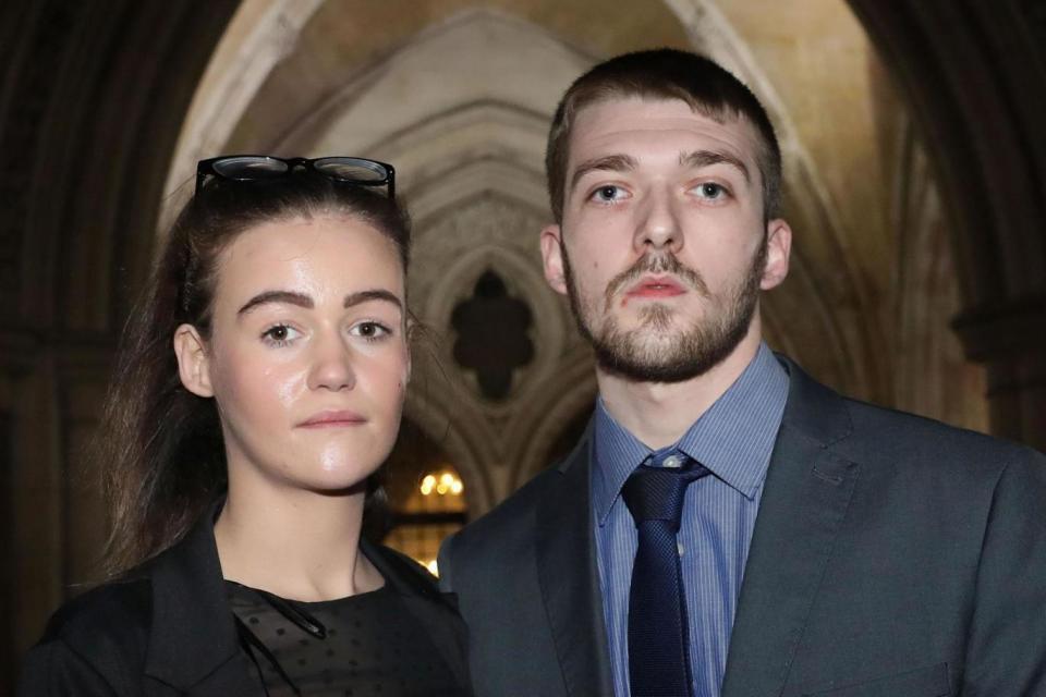 Tom Evans and Kate James, the parents of Alfie Evans (PA)