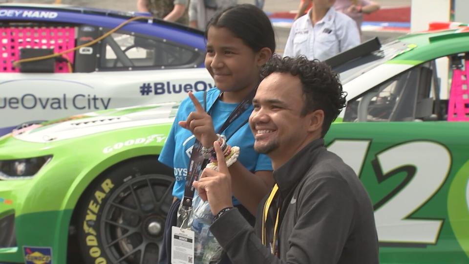 Kids toured the Charlotte Motor Speedway Sunday to explore career opportunities in NASCAR.