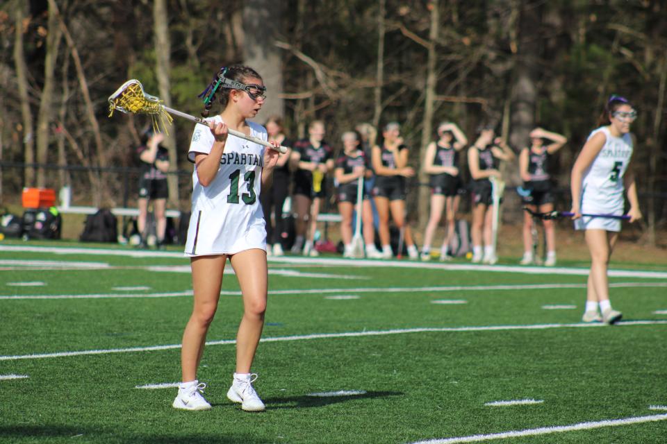 Oakmont's Julia LaPrade sets up the attack during a game last month.