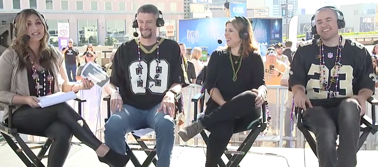 New Orleans proved to be the perfect backdrop for our first road show on “Fantasy Football Live”.