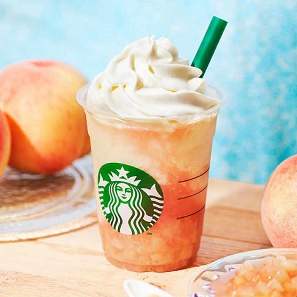 Peach on the Beach Frappuccino — Japan