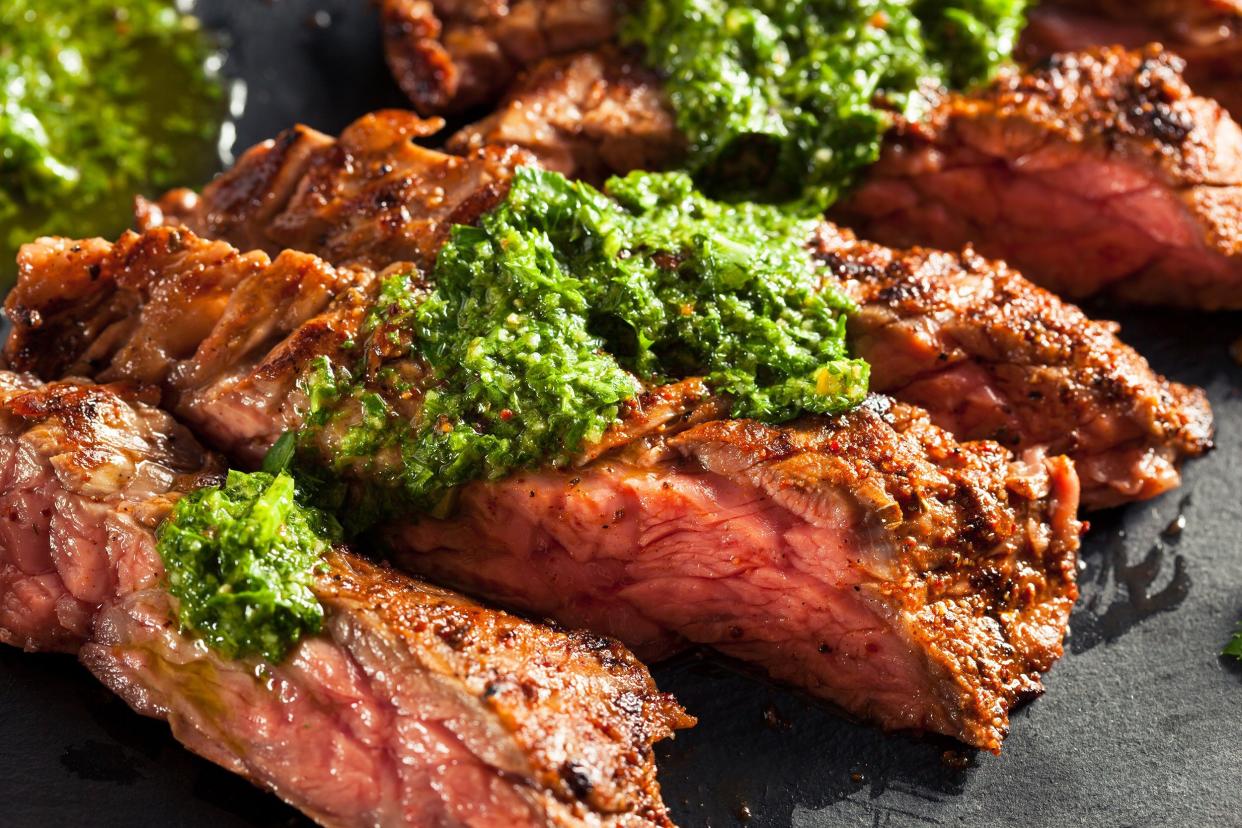 Skirt Steak With Chimichurri