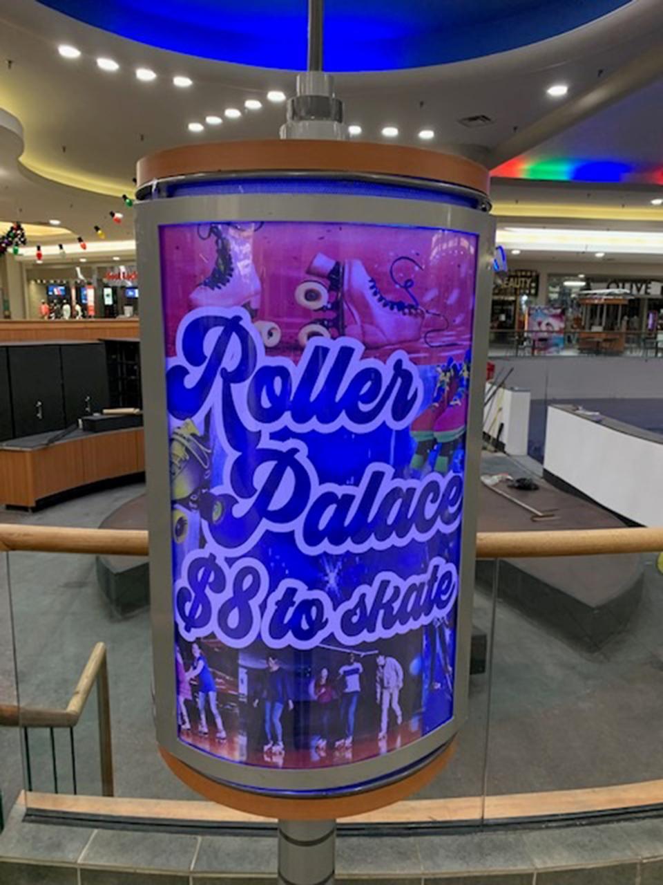 It's $8 to skate at the Roller Palace, which includes skate rental.