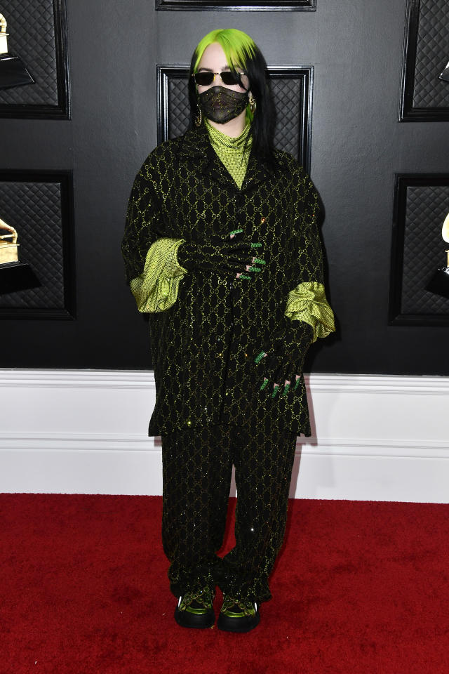 Grammys 2020: Billie Eilish stuns on the red carpet in an all Gucci outfit