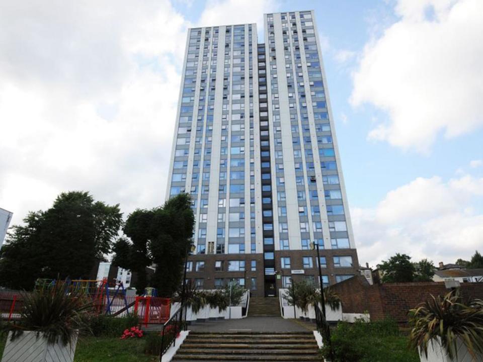 The Chalcots Estate in Camden has been evacuated due to fire safety concerns (PA)