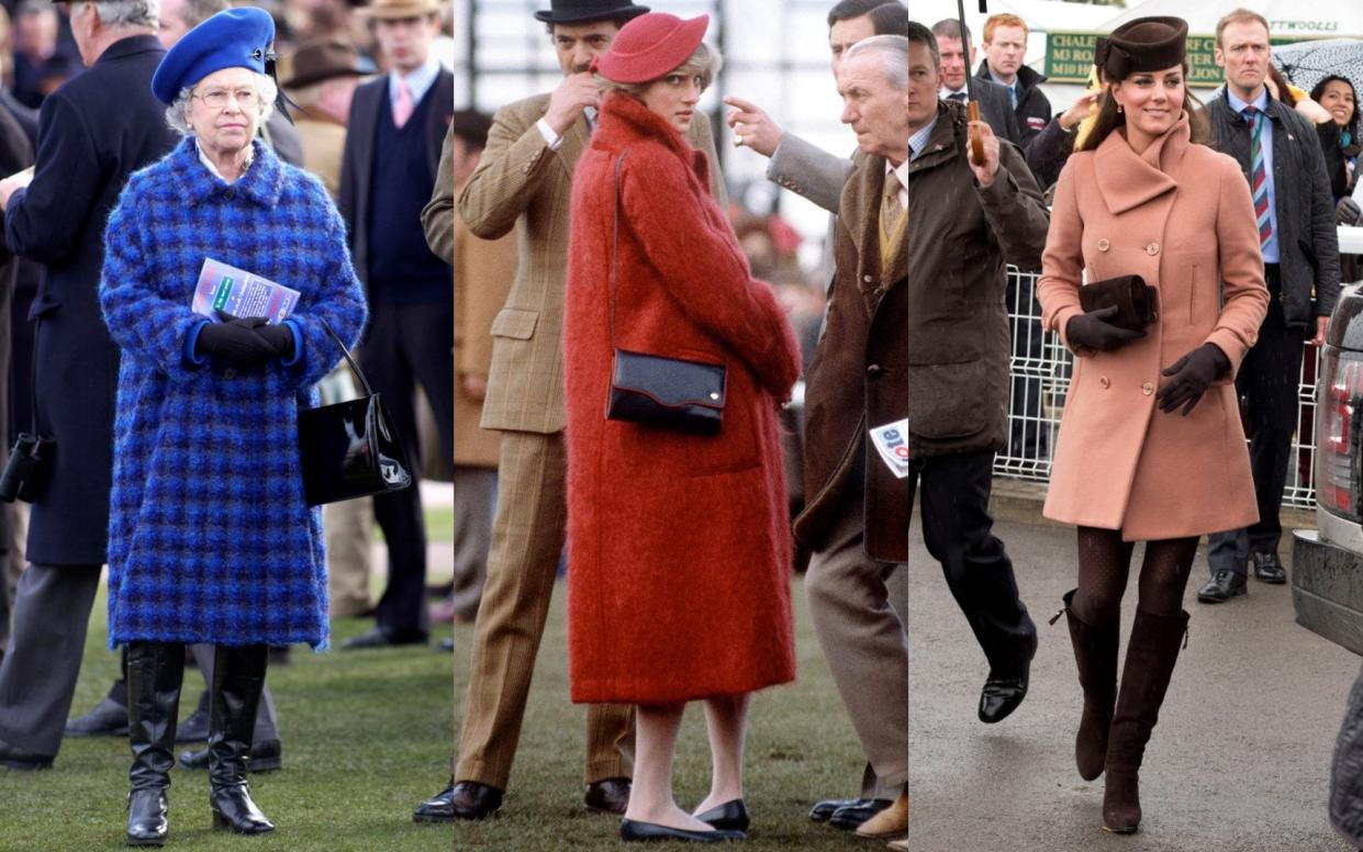 best Royal fashion at Cheltenham Festival horse race over the years pictures photos royal family uk 2022 - Getty Images