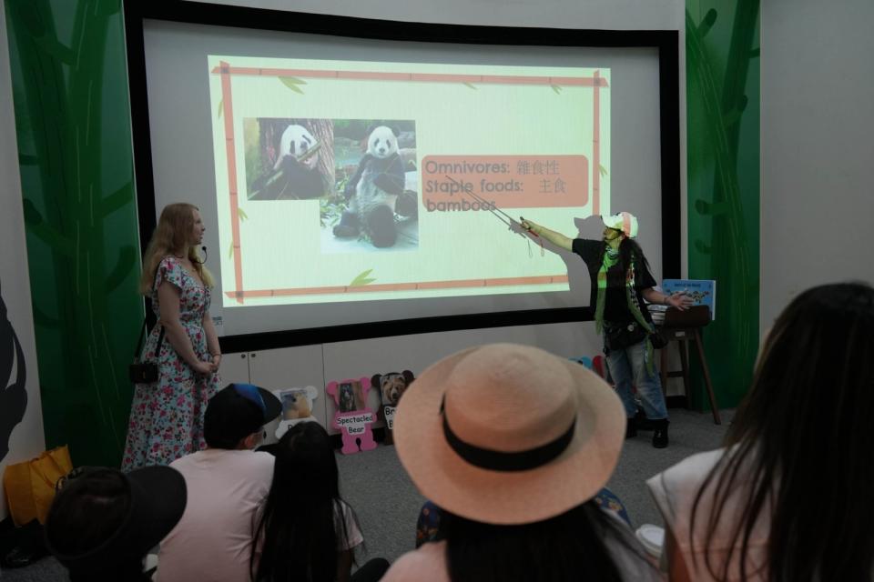 動物知識的雙語教學。台北市立動物園提供