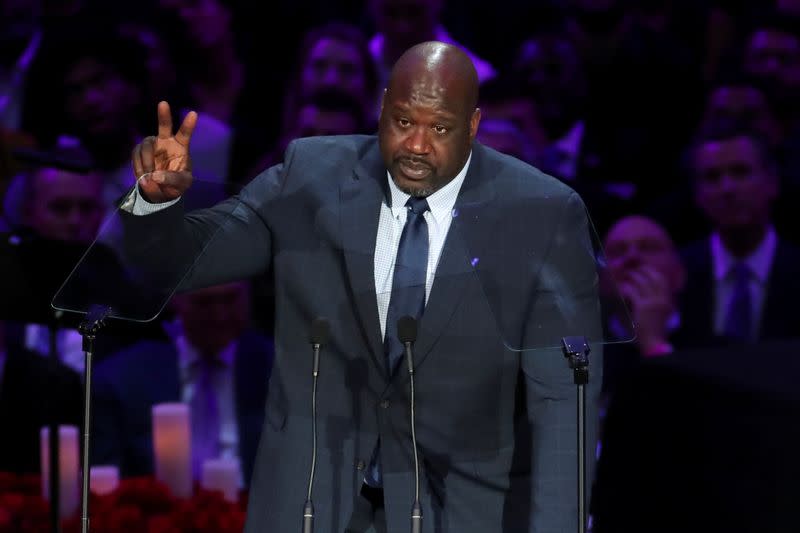 Public memorial for NBA great Kobe Bryant, his daughter Gianna and seven others killed in a helicopter crash on January 26, at the Staples Center in Los Angeles, California