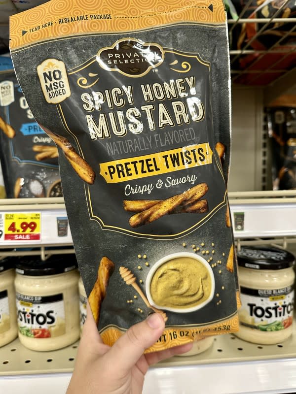 Private Selection Spicy Honey Mustard Pretzel Twists<p>Krista Marshall</p>