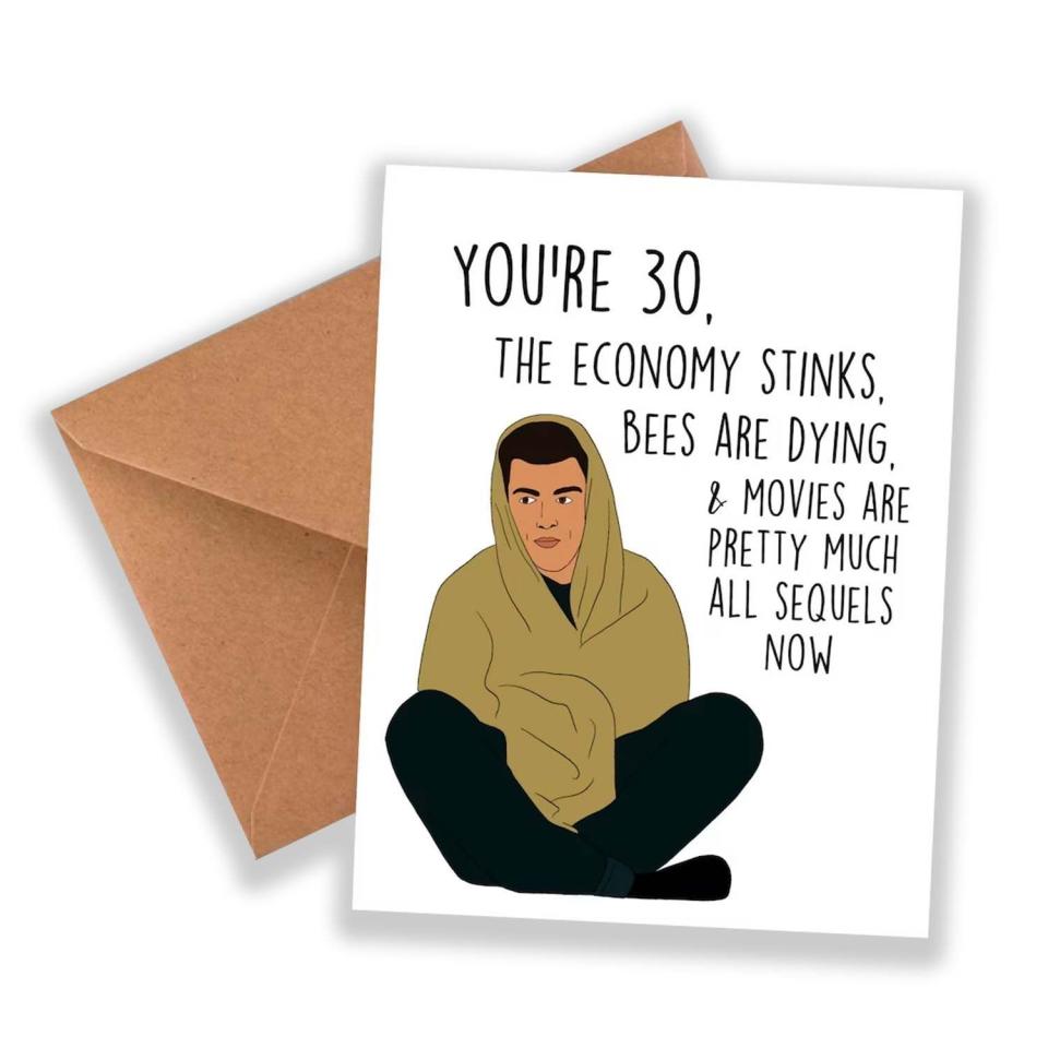 18) New Girl 30th Birthday Card