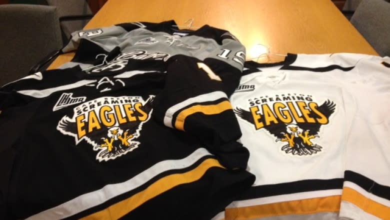 Cape Breton Screaming Eagles 'game worn' jerseys stolen