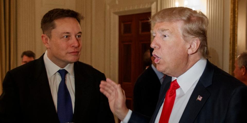 elon musk donald trump