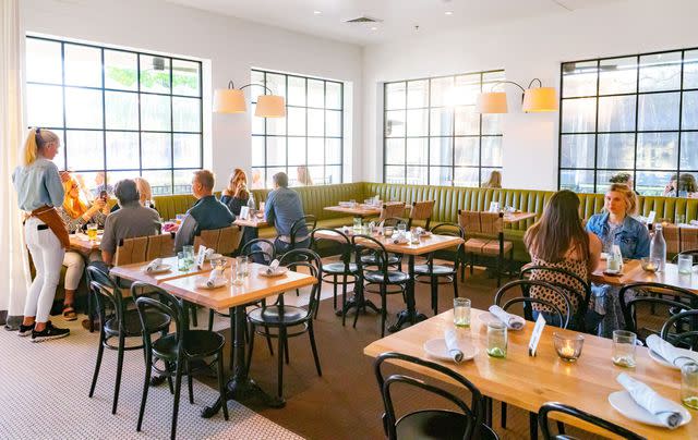 Robbie Caponetto Bancroft swears by the brunch at Lucy’s, a fresh and modern bistro.