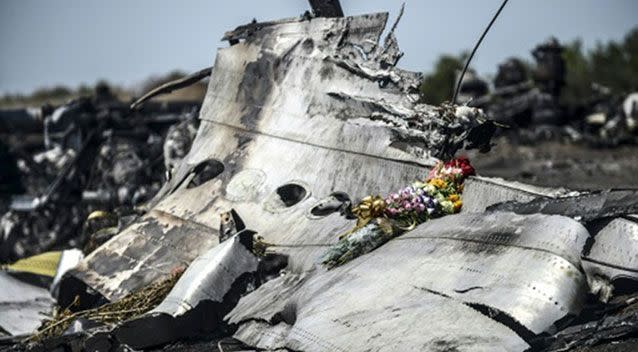 The recording supposedly reveals two US spies who were plotting to bring down MH17. Photo: AFP