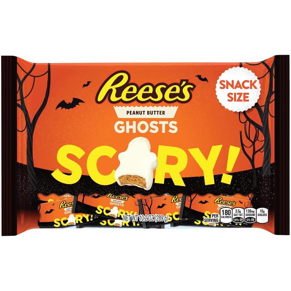 Reese’s White Ghosts Halloween Snack Size Peanut Butter Cups