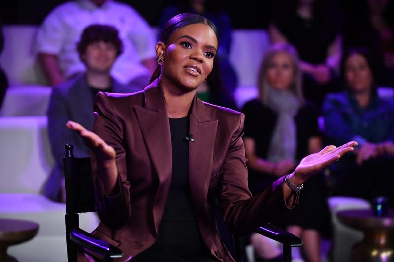 Candace Owens is seen on set of “Candace” on May 03, 2022 in Nashville, Tennessee. 