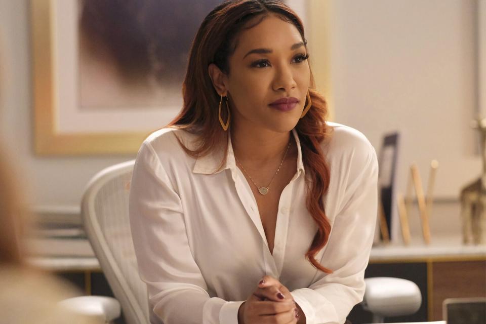 The Flash -- "Phantoms" -- Image Number: FLA809b_0041r.jpg -- Pictured: Candice Patton as Iris West-Allen -- Photo: Bettina Strauss/The CW -- (C) 2022 The CW Network, LLC. All Rights ReservedPhoto Credit: Bettina Strauss