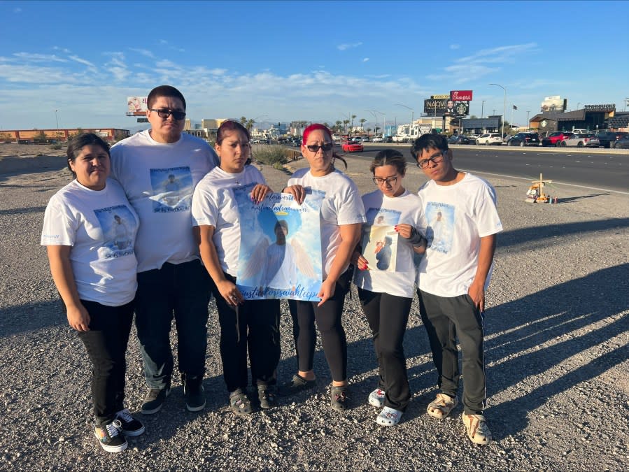 Isaiah Tecpa was hit and killed while crossing the street near Arby Avenue and Las Vegas Boulevard on Oct. 20, 2023. His family is seeking justice following his death. (Credit: Tecpa family)