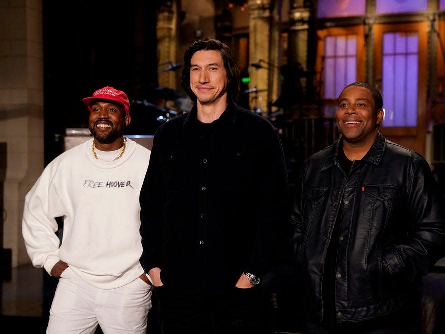 kanye west adam driver snl.JPG