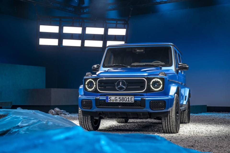 mercedes benz g 580 with eq technology press images