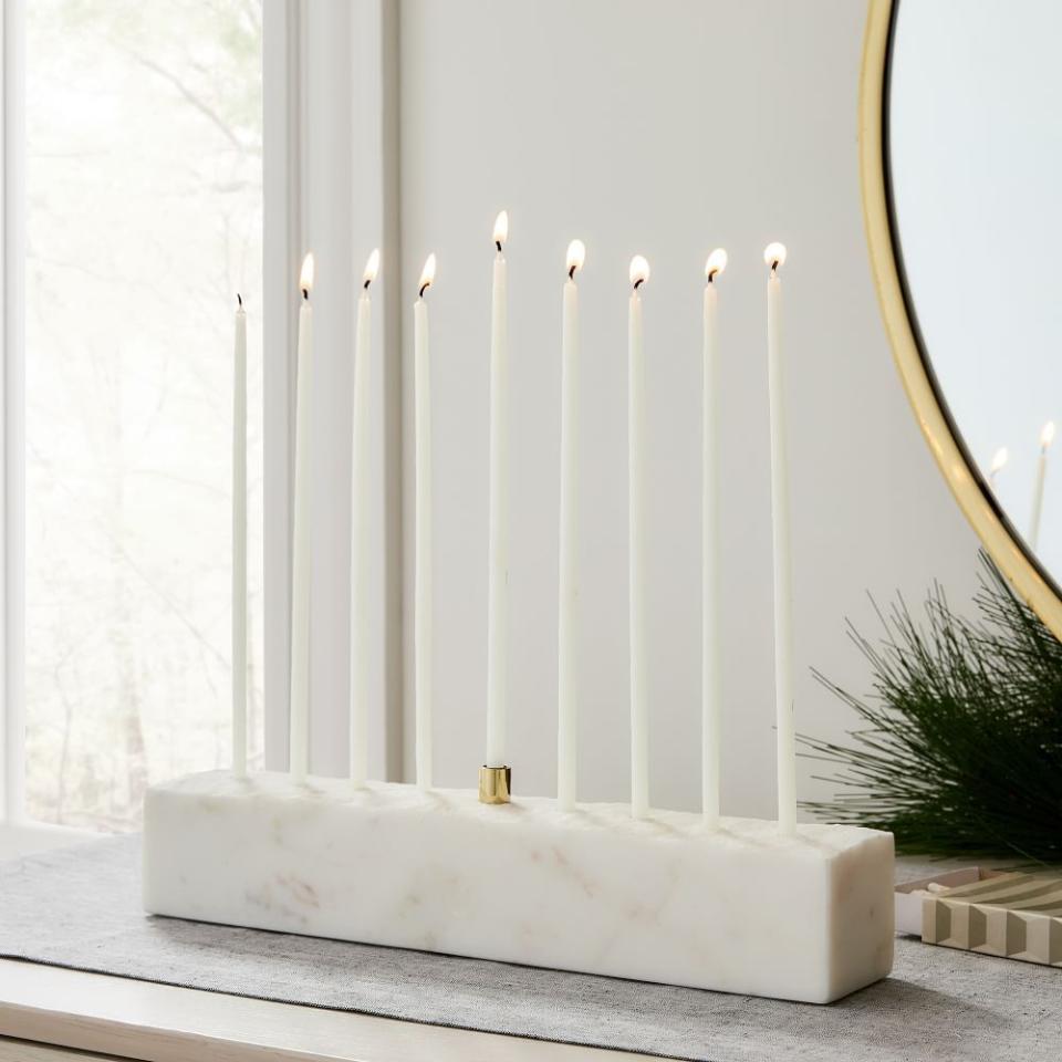 2) Marble & Brass Menorah