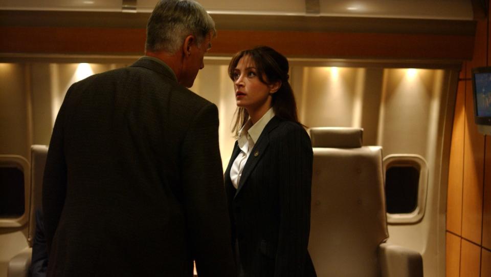 Mark Harmon and Sasha Alexander on 'NCIS'