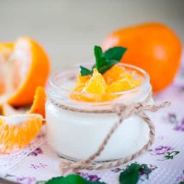 Greek Yogurt with Citrus and Mint