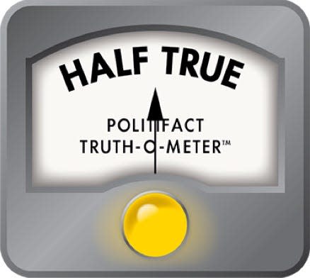 PolitiFact Truth-o-meter: Half True